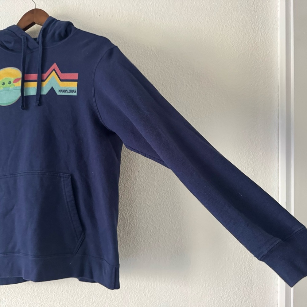 Star Wars The Child Mandalorian Rainbow The Hoodie Medium Geek Chic Streetwear - Picture 3 of 10